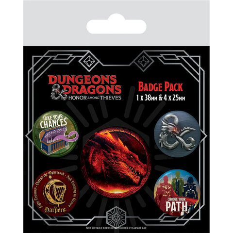 Dungeons & Dragons Movie - Badge Pack