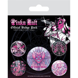 Pinku Kult Deliciously Dark - Set de Badge