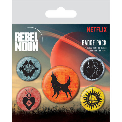 Rebel Moon Character Icons - Set de Badge