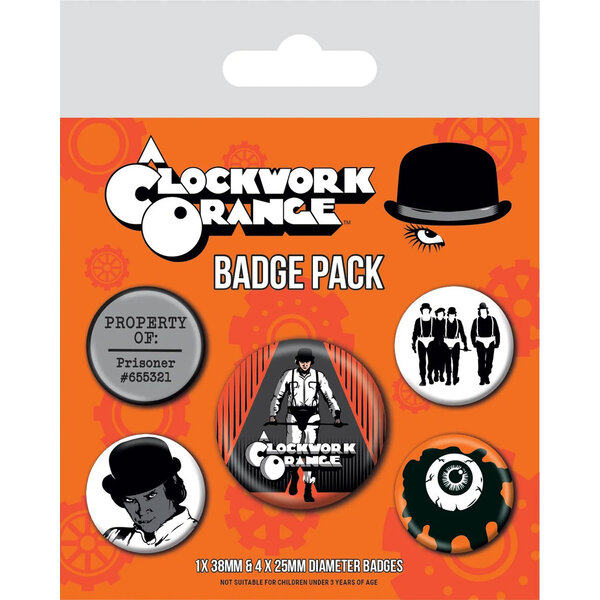 A Clockwork Orange Ultra Violence - Set de Badge