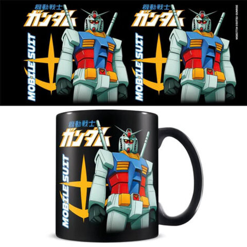 Gundam Classic Mech - Black Mug