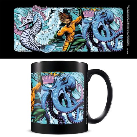 Aquaman And The Lost Kingdom Creatures Of The Deep - Black Mug