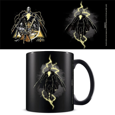 Black Adam Lightning - Mug Coloré