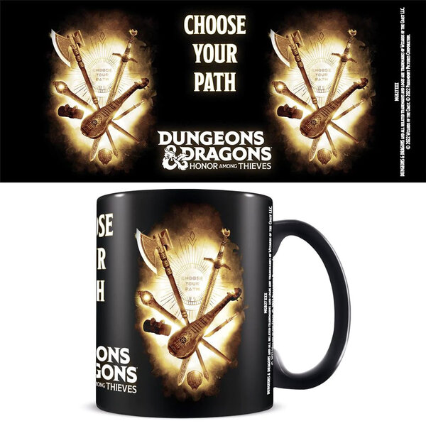 Dungeons & Dragons Movie Choose Your Path - Black Mug