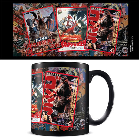 Godzilla Kaiju Posters - Black Mug