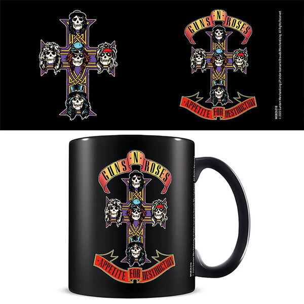 Guns N Roses Appetite Cross - Black Mug