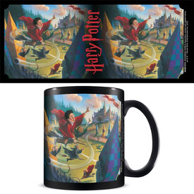 Harry Potter Book 1 Quidditch - Black Mug