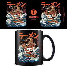 Ilustrata Great Ramen - Black Mug