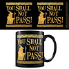 The Lord Of The Rings You Shall Not Pass - Black Mug