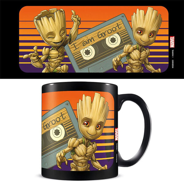 Guardians Of The Galaxy Groot Sunset - Zwarte Mok