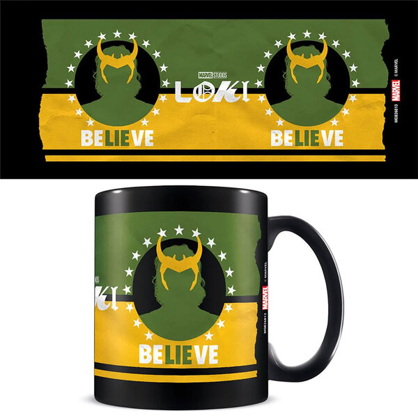 Loki Believe - Black Mug