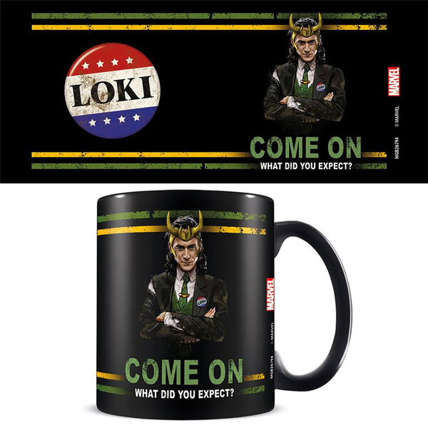 Loki What Did You Expect - Zwarte Mok