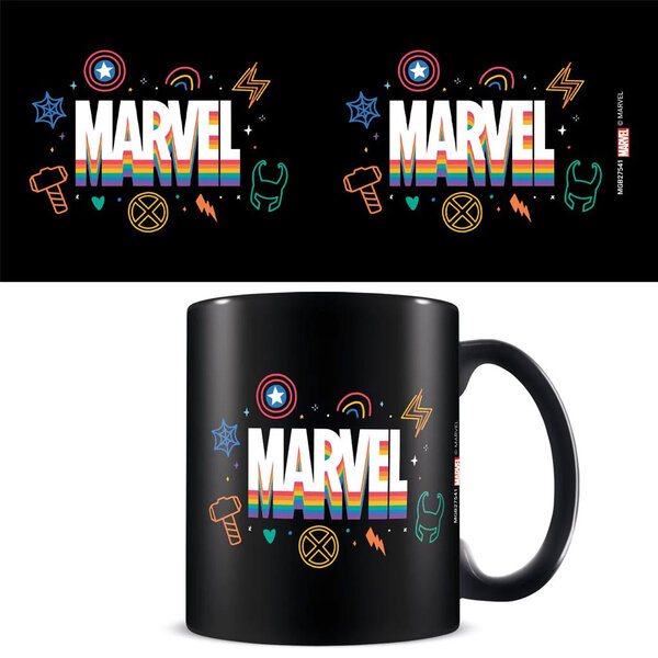 Marvel Pride Rainbow Logo - Mug Coloré