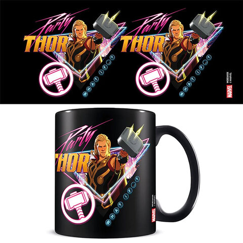 What If Party Thor - Black Mug