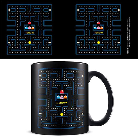 Pac-Man Maze - Zwarte Mok