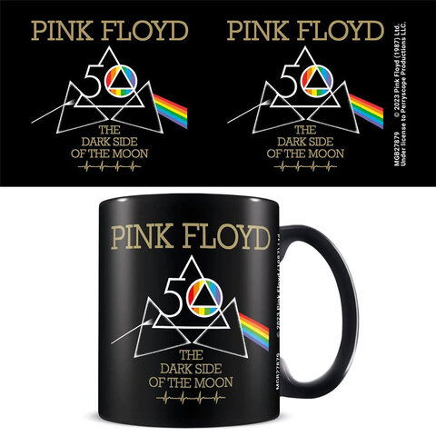 Pink Floyd Dark Side 50Th Anniversary - Zwarte Mok