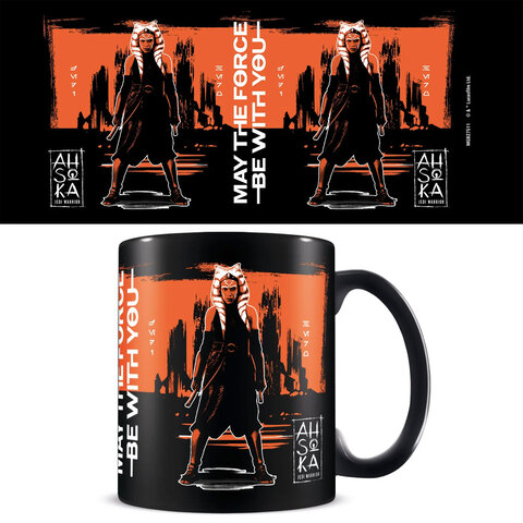 Star Wars Ahsoka Brushed Orange - Black Mug
