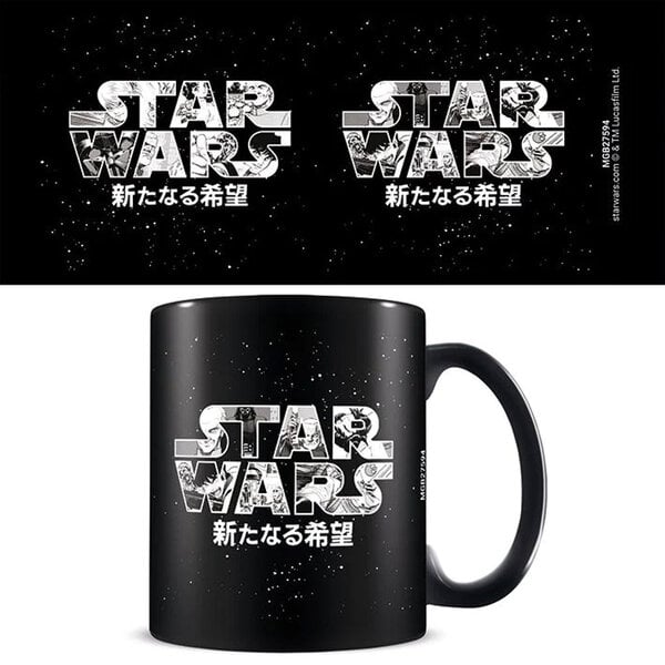 Star Wars Manga Madness Logo - Black Mug