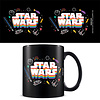 Star Wars Pride Logo Rainbow - Black Mug