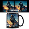 Star Wars The Mandalorian Nightfall - Black Mug