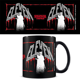 Stranger Things S4 80S Horror Eleven - Black Mug