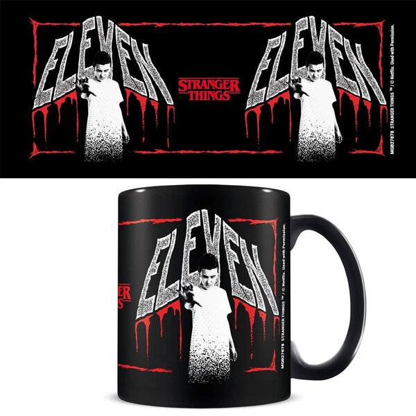 Stranger Things S4 80S Horror Eleven - Mug Coloré