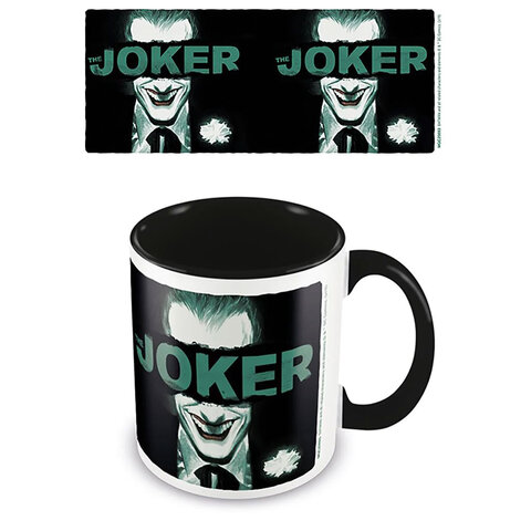 The Joker Put On A Happy Face - Gekleurde Mok