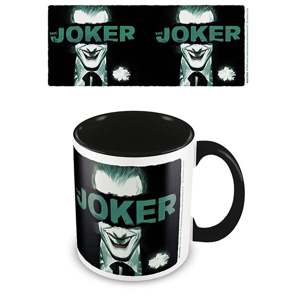 The Joker Put On A Happy Face - Coloured Mug