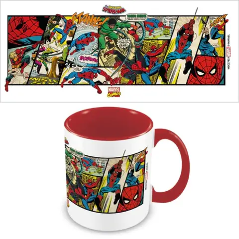 Marvel Comics Spider-Man Panels - Coloured Mug