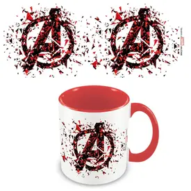 Avengers Shattered Logo - Gekleurde Mok