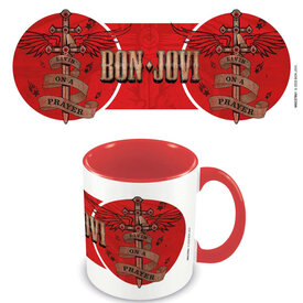 Bon Jovi Livin' On A Prayer - Coloured Mug