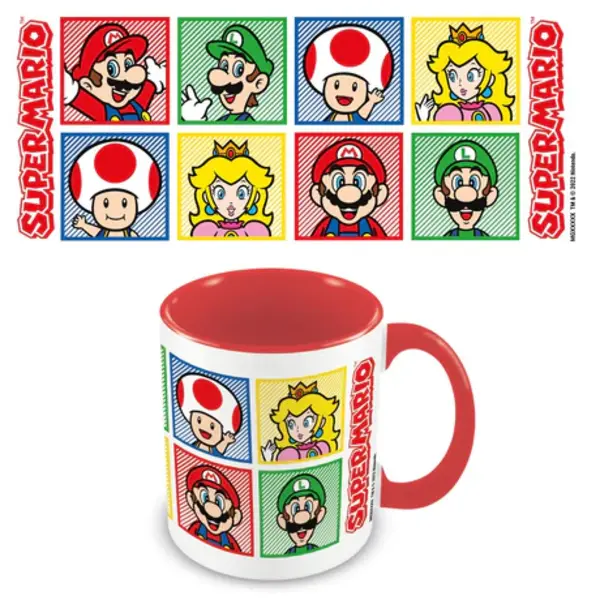 Super Mario 4 Colour - Coloured Mug