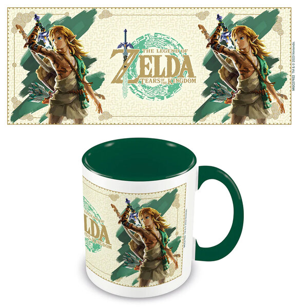 The Legend Of Zelda Tears Of The Kingdom Link Unleashed - Mug Coloré