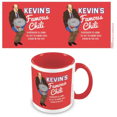 The Office Kevin's Famous Chili - Gekleurde Mok