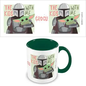 Star Wars The Mandalorian The Kid's With Me - Mug Coloré