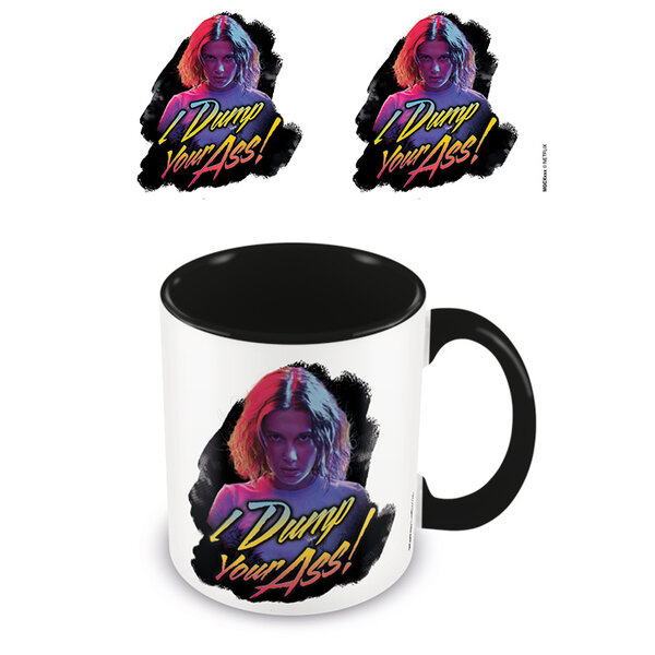 Stranger Things I Dump Your Ass Retro - Coloured Mug