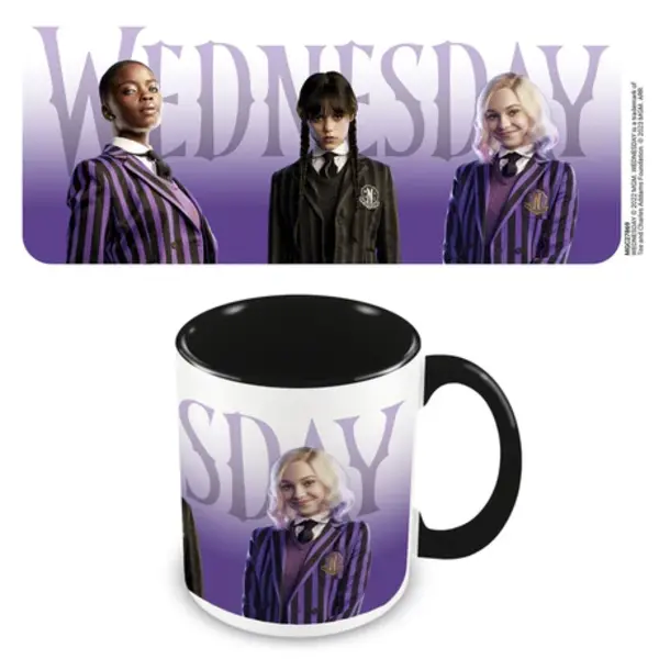 Wednesday Nevermore Students - Coloured Mug