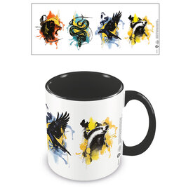 Harry Potter Mystic Wash Four Houses - Coloured Mug