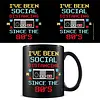 Social Distancing Since The 80'S - Black Mug