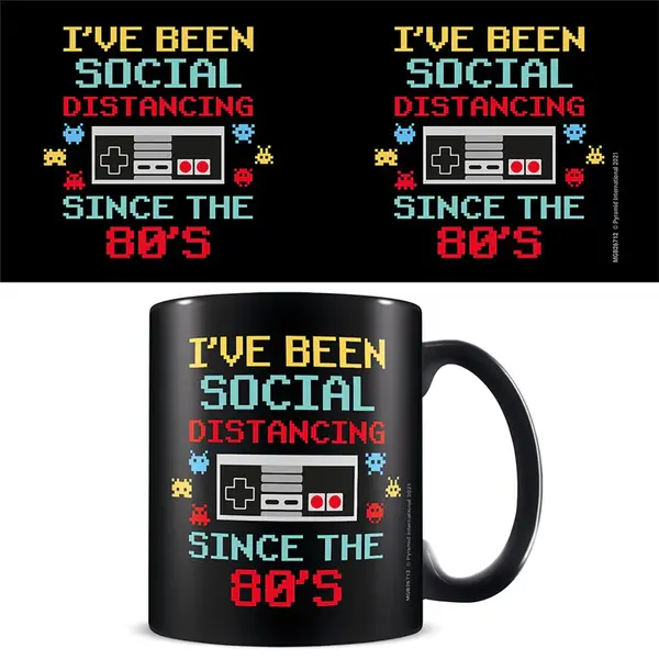 Social Distancing Since The 80'S - Mug Coloré