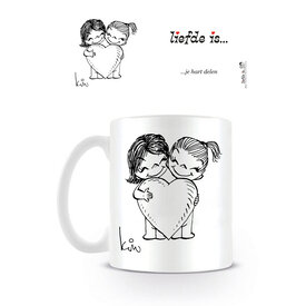 Liefde Is ... Je hart delen - Mug