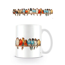 Birds On A Perch - Mug