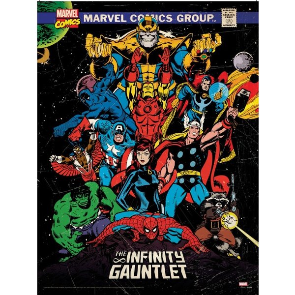 Marvel Avengers Retro - Art Print