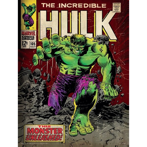 Marvel Incredible Hulk - Art Print