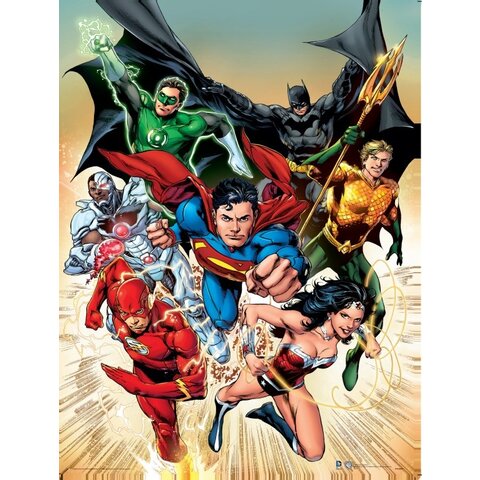 DC Comics Justice League Heroic - Art Print