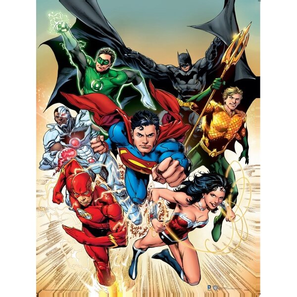 DC Comics Justice League Heroic - Art Print
