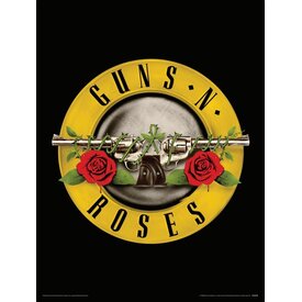 Guns N Roses Bullet Logo - Art Print