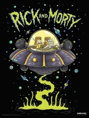 Products tagged with rick & morty UFO art print