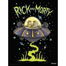 Rick & Morty UFO - Art Print