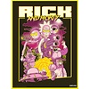 Rick & Morty 80s Action Movie - Art Print
